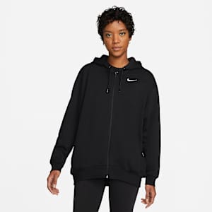 Nike Sportswear Women's Oversized Jersey Full-Zip Hoodie. Nike.com